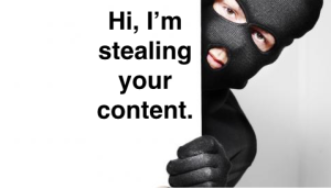 Stealing digital content is like stealing a book from a store or a song from the Internet.