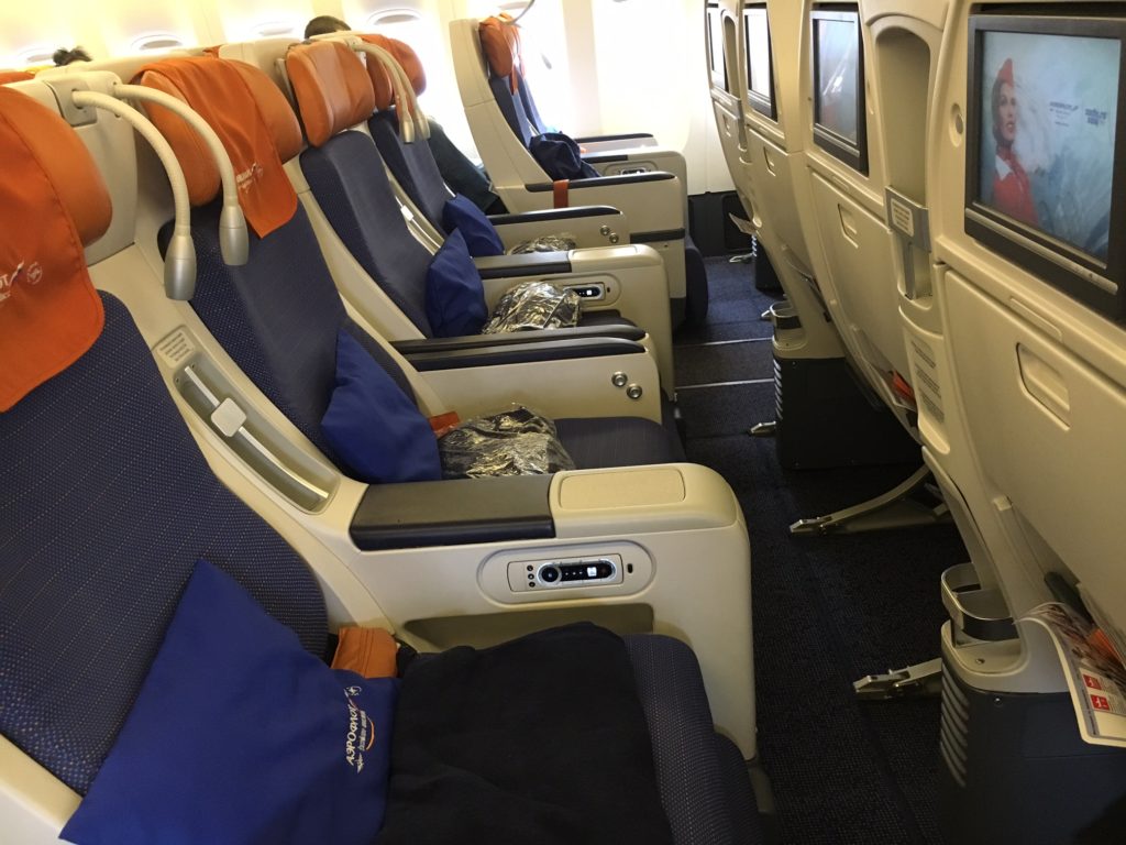 Aeroflot Comfort Class seats